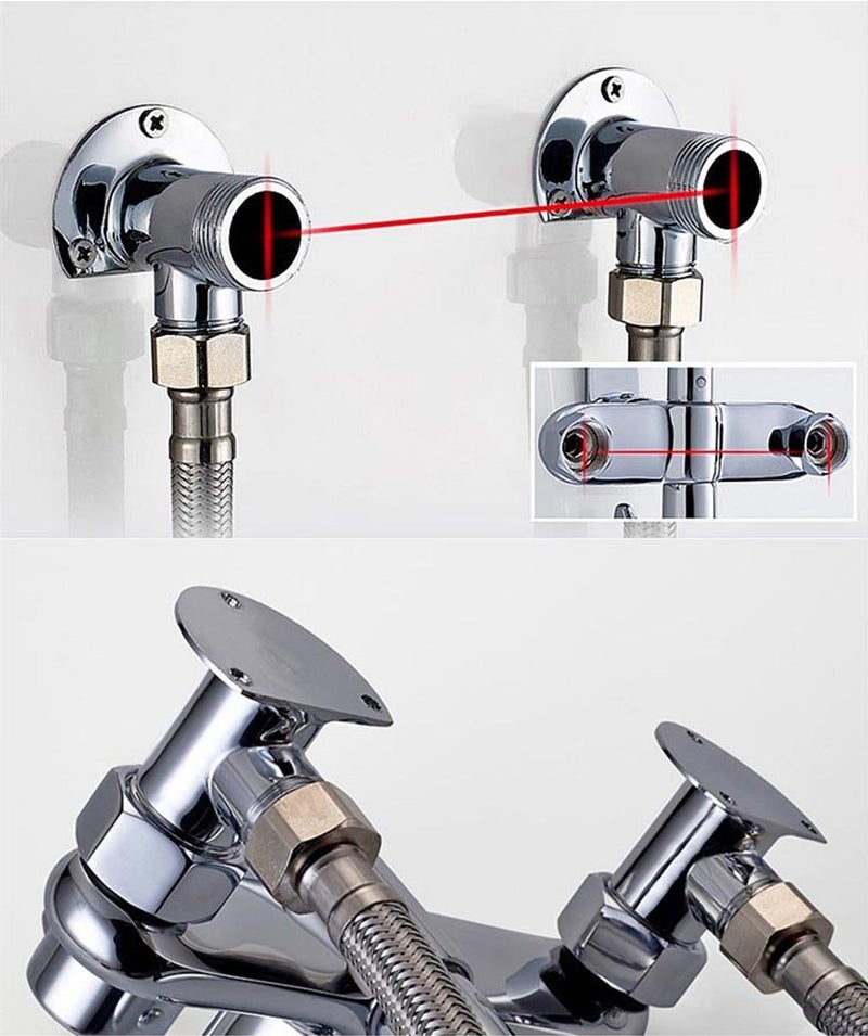 MISSMIN Installation kit for Exposed Bath Faucet/Outdoor Shower System/Thermostatic bar Mixer Valve,Convert in-Wall to Surface Mount - Image 3